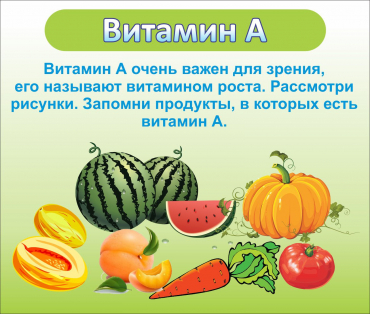 Стенд "Витамин А" - «globural.ru» - Нижневартовск