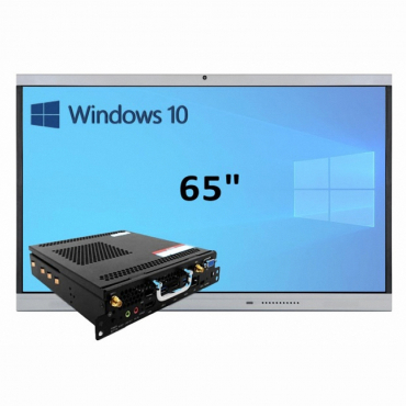 Интерактивная панель 65" (встроенный ПК Win10, Intel i5) - «globural.ru» - Нижневартовск