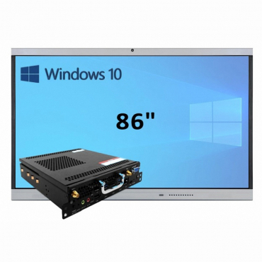 Интерактивная панель 86" (встроенный ПК Win10, Intel i5) - «globural.ru» - Нижневартовск